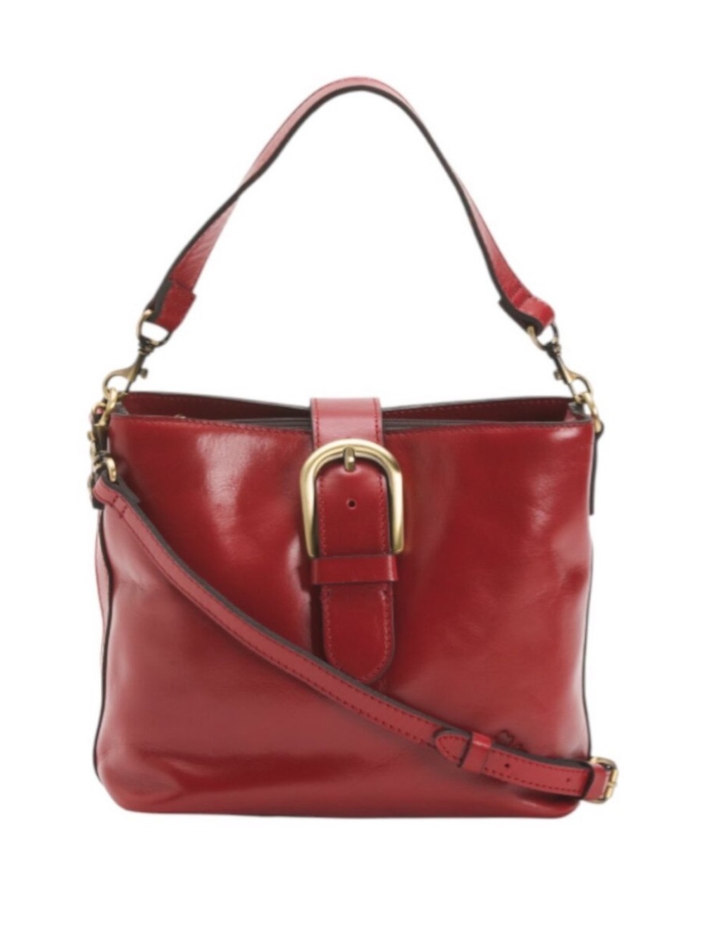 PATRICIA NASH Leather Irving Bucket Hobo Bag